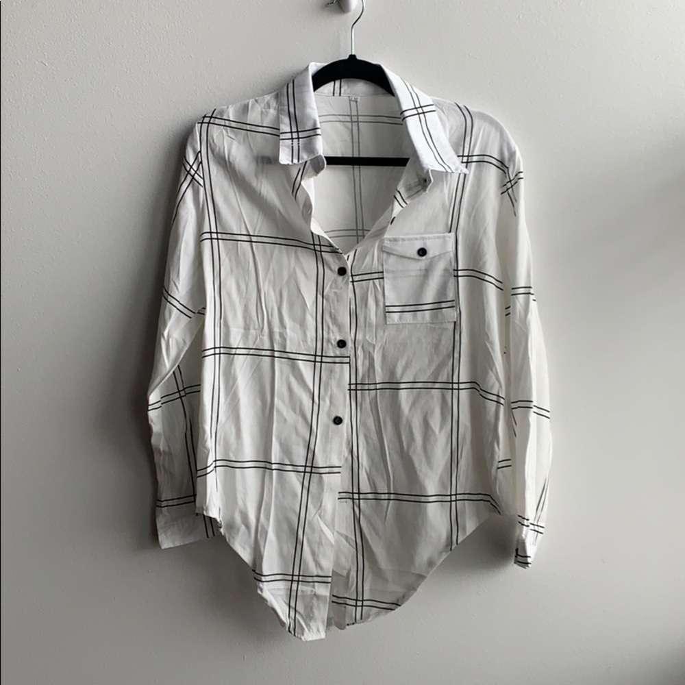 Shein Womens Blouse Dress Shirt Size M